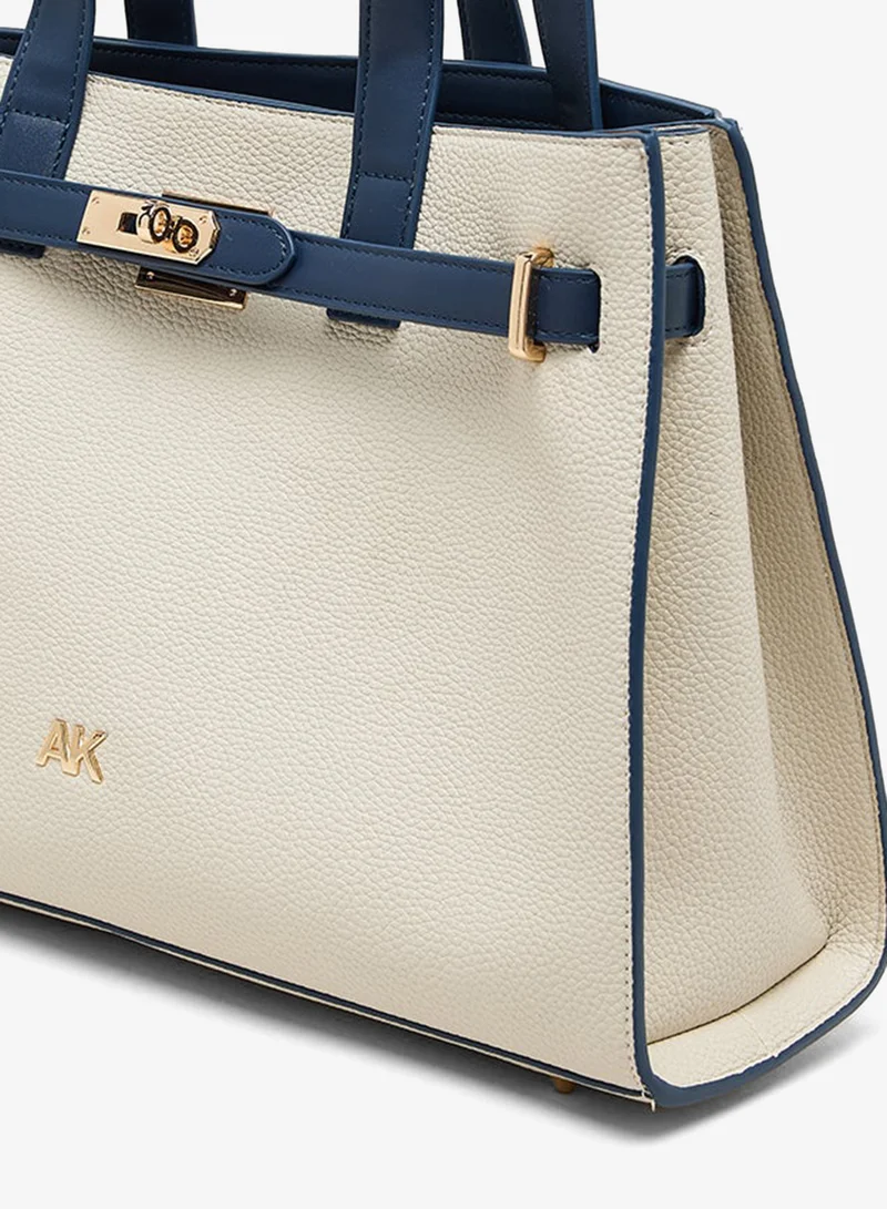ANNE KLEIN  Anne Klein Contrast Detail Pu Tote Bag Set for Women | Best Price UAE