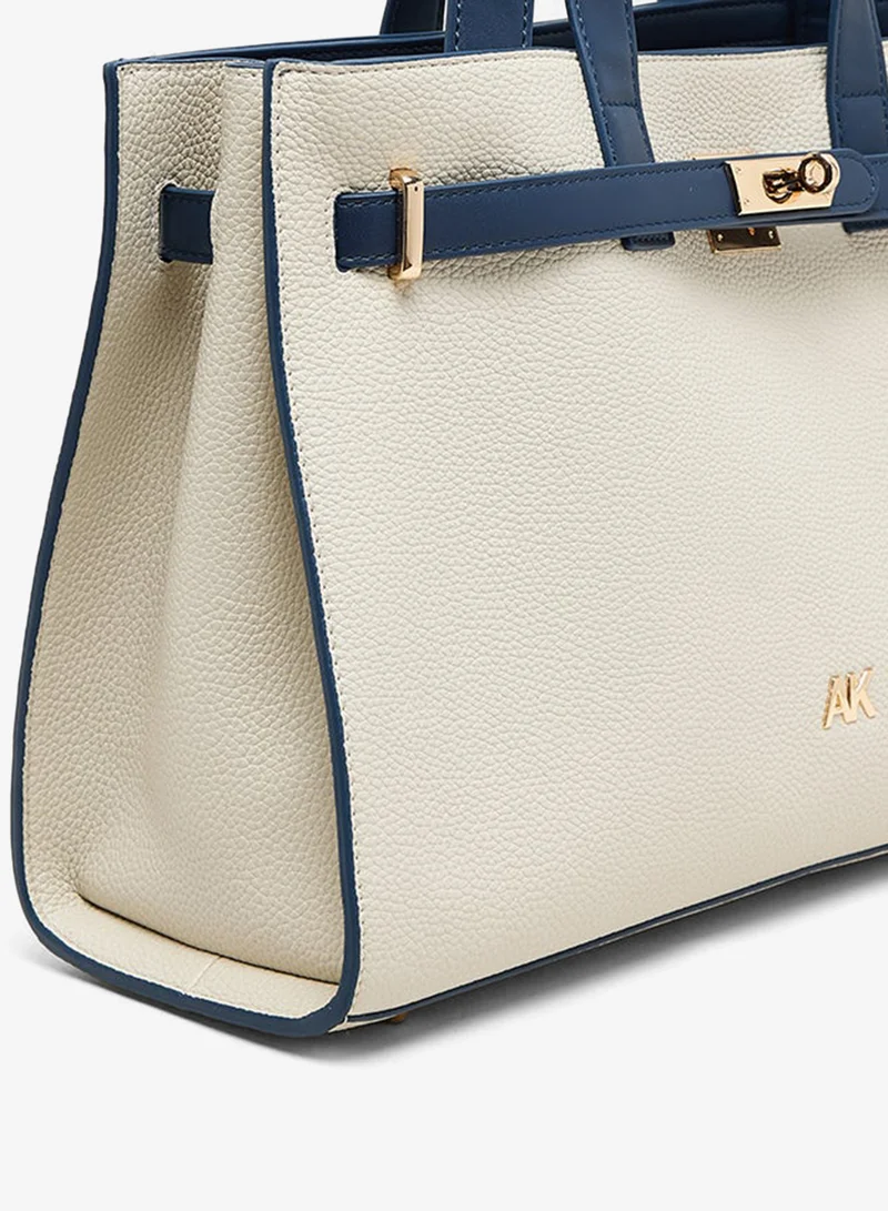 ANNE KLEIN  Anne Klein Contrast Detail Pu Tote Bag Set for Women | Best Price UAE