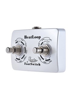 BeatLoop Dual Footswitch Foot Switch Pedal for BEAT LOOP Recording Effect Pedal with 6.35mm Cable