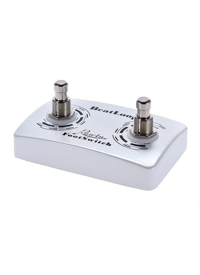 Rowin - BeatLoop Dual Footswitch Foot Switch Pedal for BEAT LOOP Recording Effect Pedal with 6.35mm Cable - Image 1