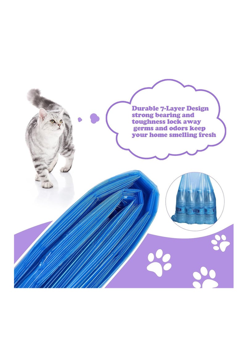 SYOSI - 4 Pack Cat Litter Refills Bag, Litter Refills Generic Compatible with Standard/ XL Genie Litter Disposal Refill Cartridge, leak-proof and tear-resistant (Included One Non-original Refill Cartridge) - Image 1