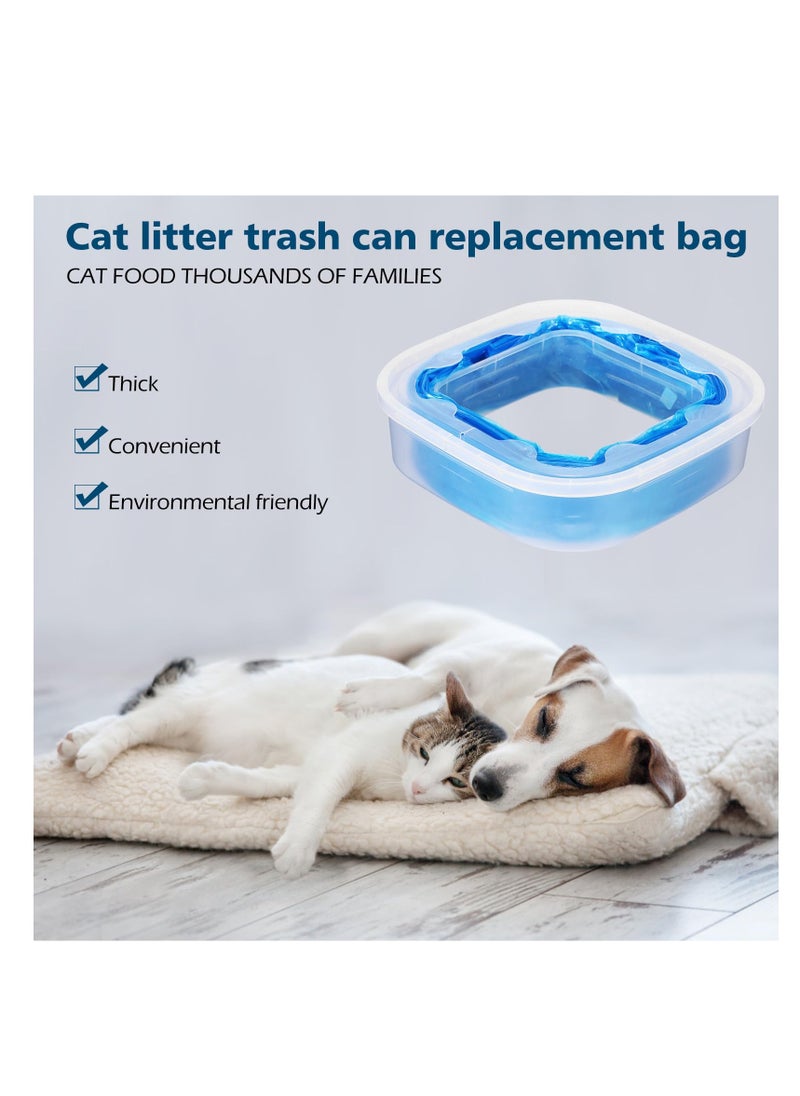 SYOSI - 4 Pack Cat Litter Refills Bag, Litter Refills Generic Compatible with Standard/ XL Genie Litter Disposal Refill Cartridge, leak-proof and tear-resistant (Included One Non-original Refill Cartridge) - Image 1