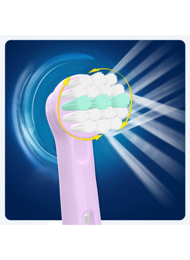 Generic - Kids Electric Toothbrush Heads for Oral B, Replacement Brush Heads Kids Toothbrush Heads Compatible with Braun, for Sensitive Clean, Professional Care, Advanced Power, Floss Action, Pack of 8 - Image 1