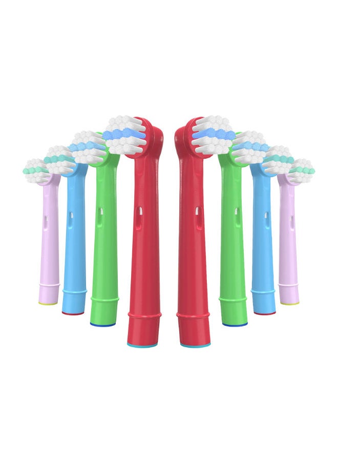 Generic - Kids Electric Toothbrush Heads for Oral B, Replacement Brush Heads Kids Toothbrush Heads Compatible with Braun, for Sensitive Clean, Professional Care, Advanced Power, Floss Action, Pack of 8 - Image 1