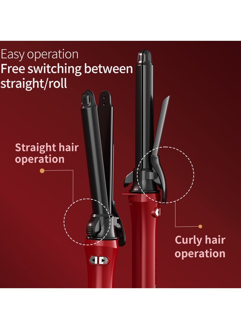 general Curling Straight Dual-purpose Curling Iron 32mm Negative Ion Hair Care Automatic Curling Straightening 2-in-1 Curling Iron British Plug - Image 3