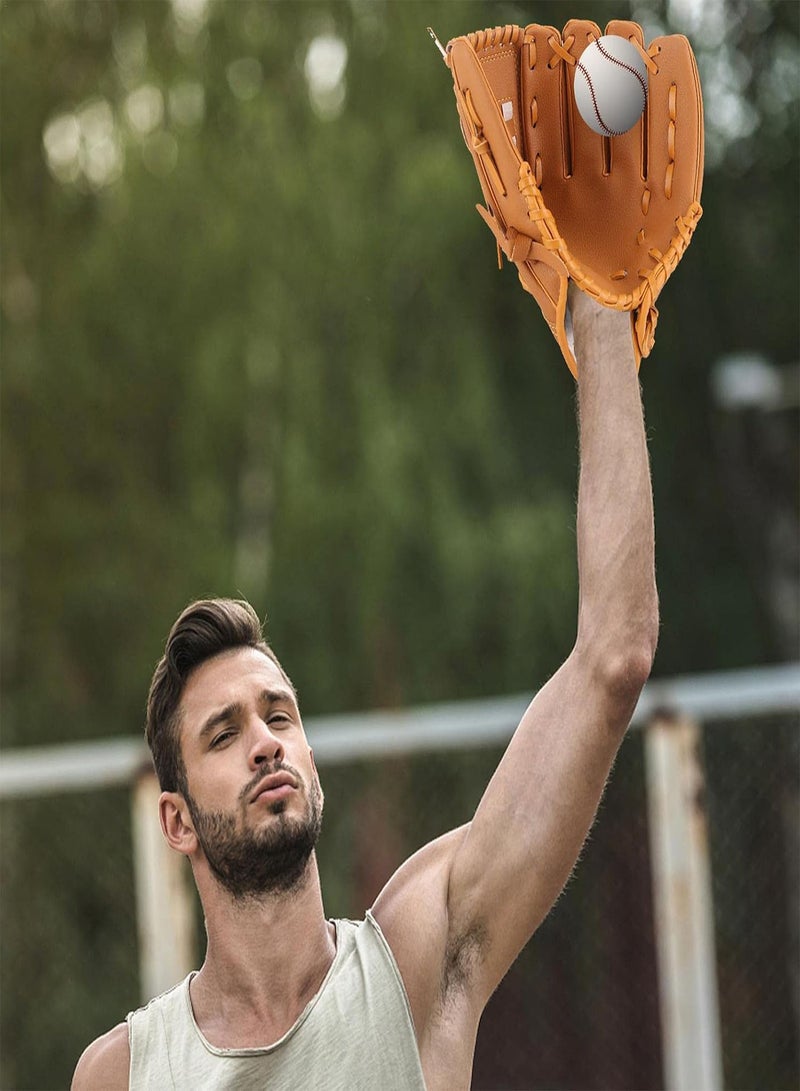 GGOOT Baseball Gloves, Field Gloves for Right-Handed Users, Thickened Soft Training Gloves, Adjustable Baseball Gloves for Children, Adults, Teenagers and Children - Image 3