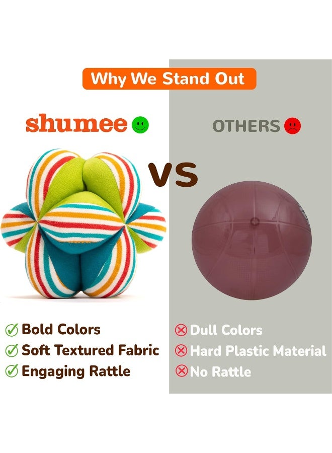 Shumee Colorful Plush Fabric Ball for Babies - Image 3