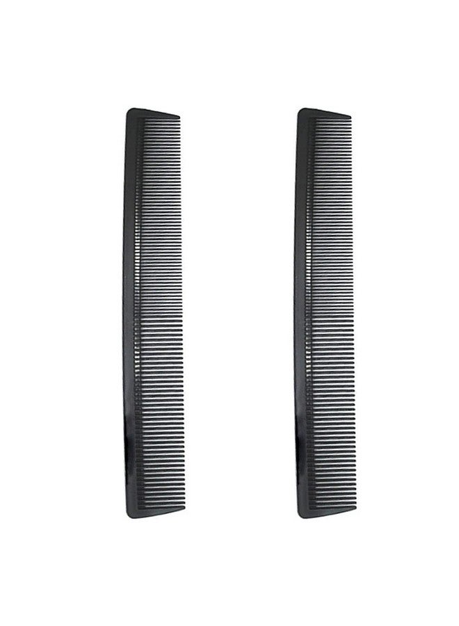 Avenoir Carbon Fiber Cutting Comb Professional 8.3'' Hair Dressing Comb Anti Static Heat Resistant Comb For All Hair Types Fine And Wide Tooth Hair Barber Comb 2 Pack - Image 1
