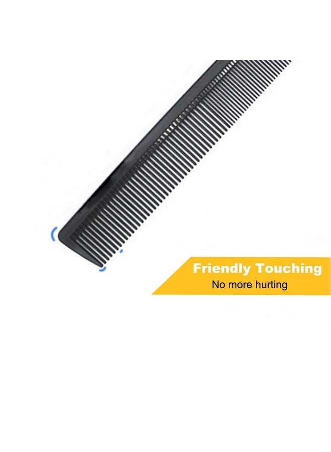 Avenoir Carbon Fiber Cutting Comb Professional 8.3'' Hair Dressing Comb Anti Static Heat Resistant Comb For All Hair Types Fine And Wide Tooth Hair Barber Comb 2 Pack - Image 3