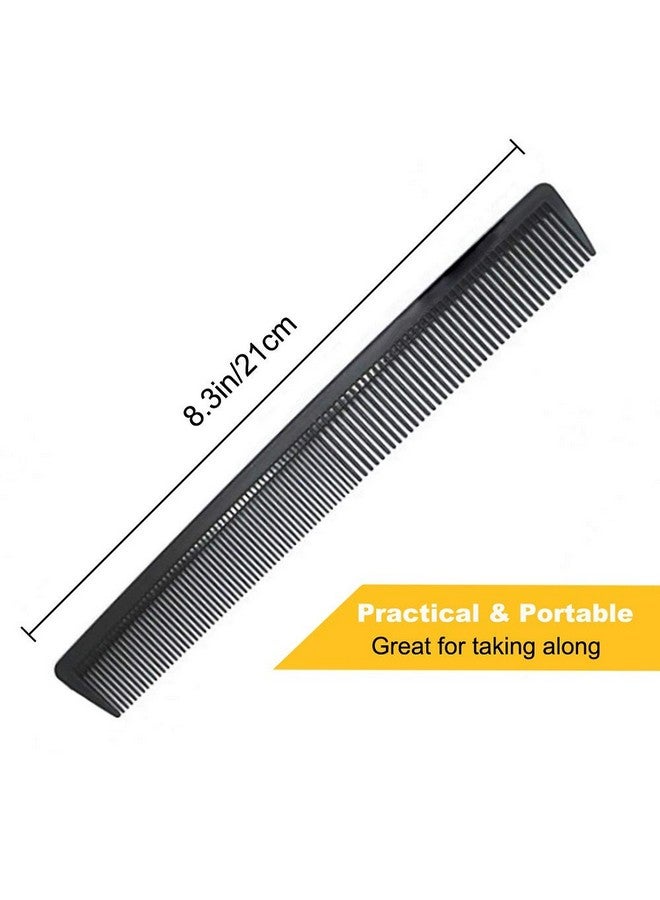 Avenoir Carbon Fiber Cutting Comb Professional 8.3'' Hair Dressing Comb Anti Static Heat Resistant Comb For All Hair Types Fine And Wide Tooth Hair Barber Comb 2 Pack - Image 4