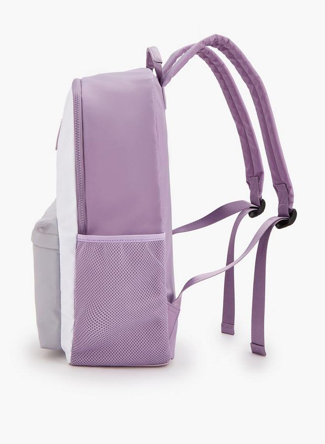 Lee Cooper Colourblock School Backpack With Padded Shoulder Straps - 30x17x44 CM - Image 5