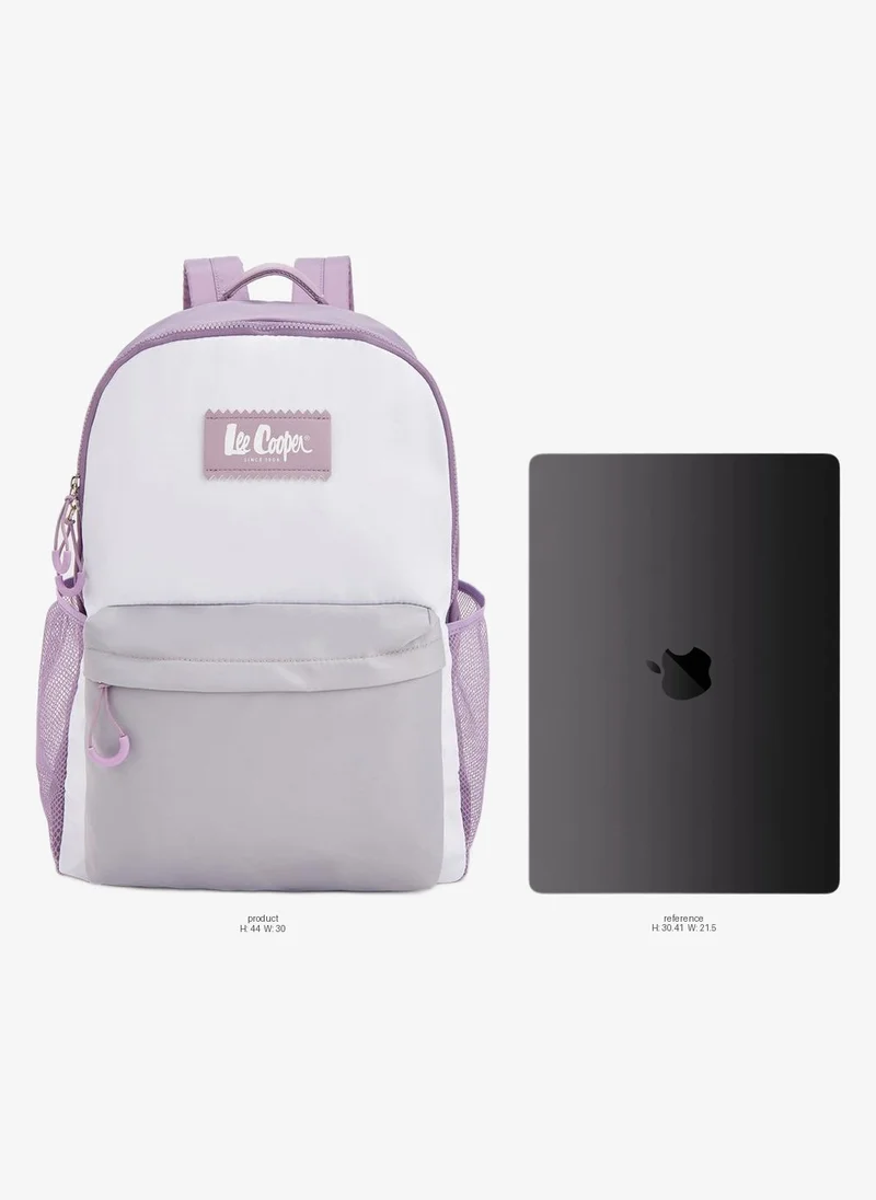 لي كوبر Colourblock School Backpack With Padded Shoulder Straps - 30x17x44 CM