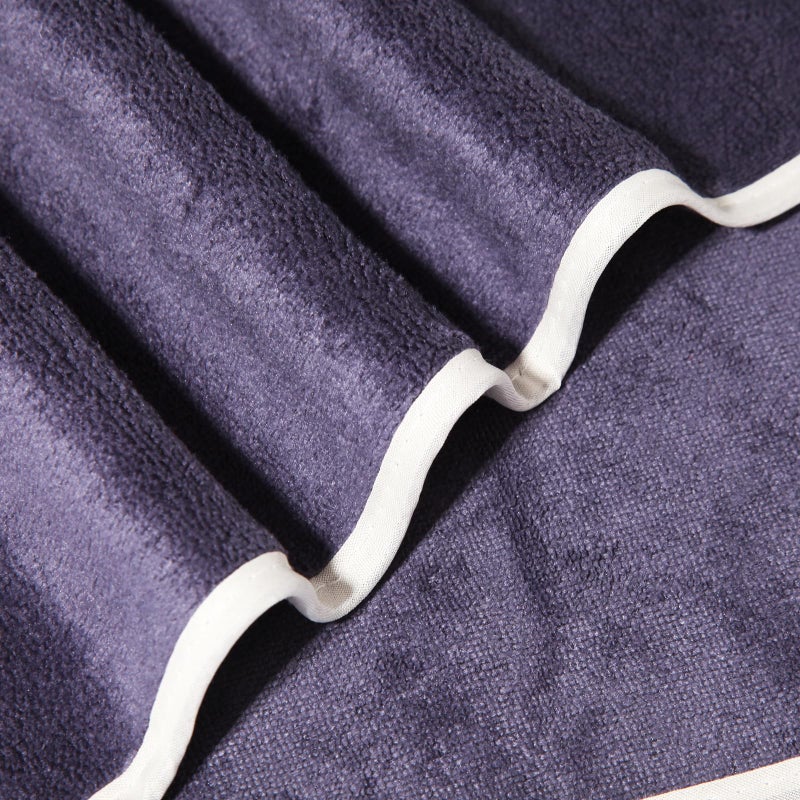 Xoofewal Microfiber Gym Towels Set for Sports Fitness, Yoga, Workout, Swimming, Soft and Quick-Drying Gym Towels for Gym Bag (3 Pack, Blue+Grey+Purple) - Image 5