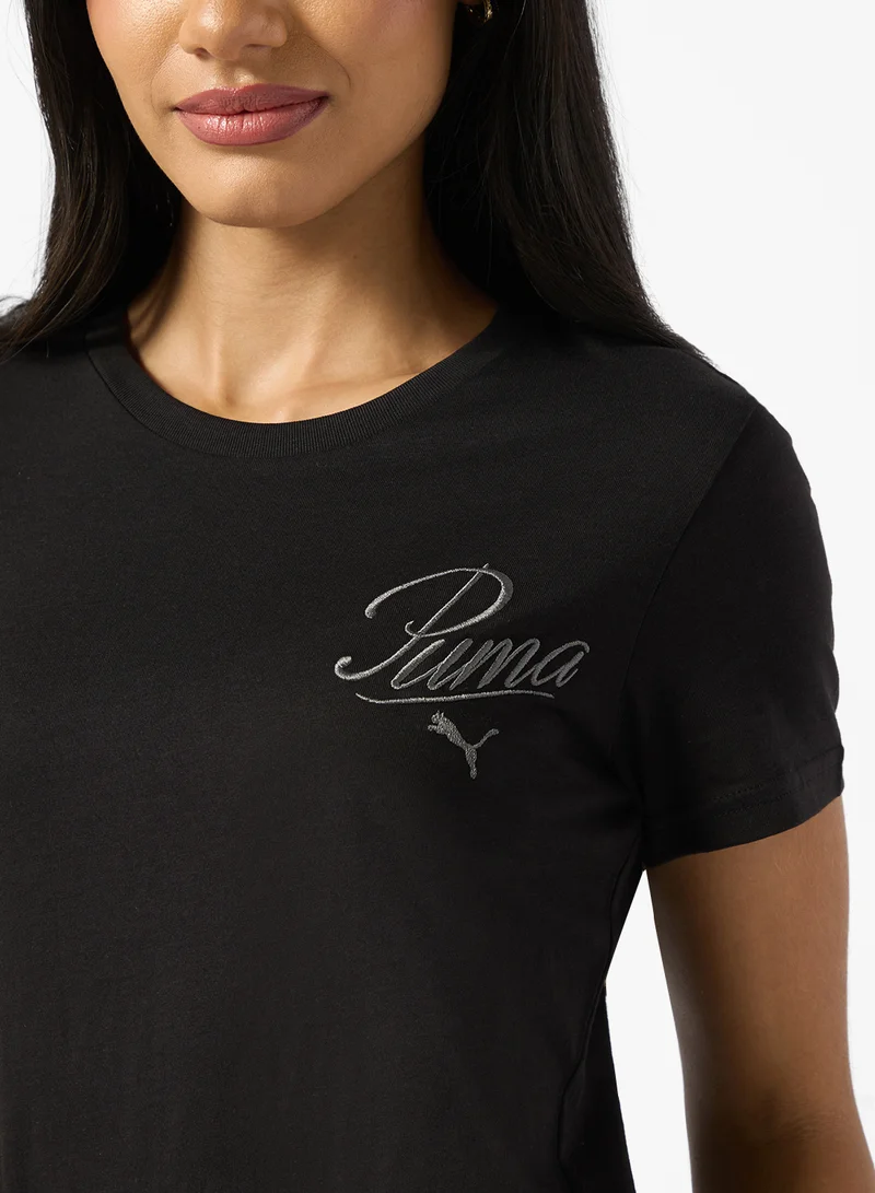 PUMA Essential Logo Script T-Shirt