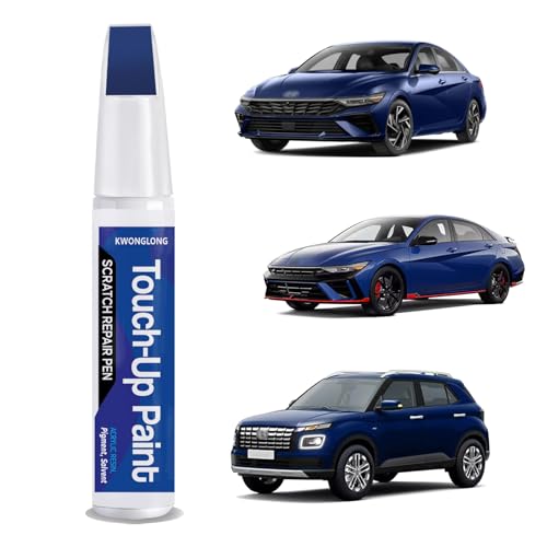 KWONGLONG Intense Blue Pearl YP5 Car Touchup Paint for Hyundai 20202024 ElantraSonata 20222024 Santa Fe 2in1 Car Paint Scratch Repair Kit Quick Easy Solution to Repair - Image 1