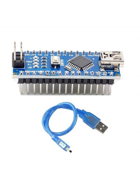3pcs Mini Nano V3.0, Nano Board ATmega328P CH340 5V 16MHZ Micro-Controller Board Compatible with Ar-duino IDE Mega2560 Rasp-Berry Pi (Nano x 3 with USB Cable)