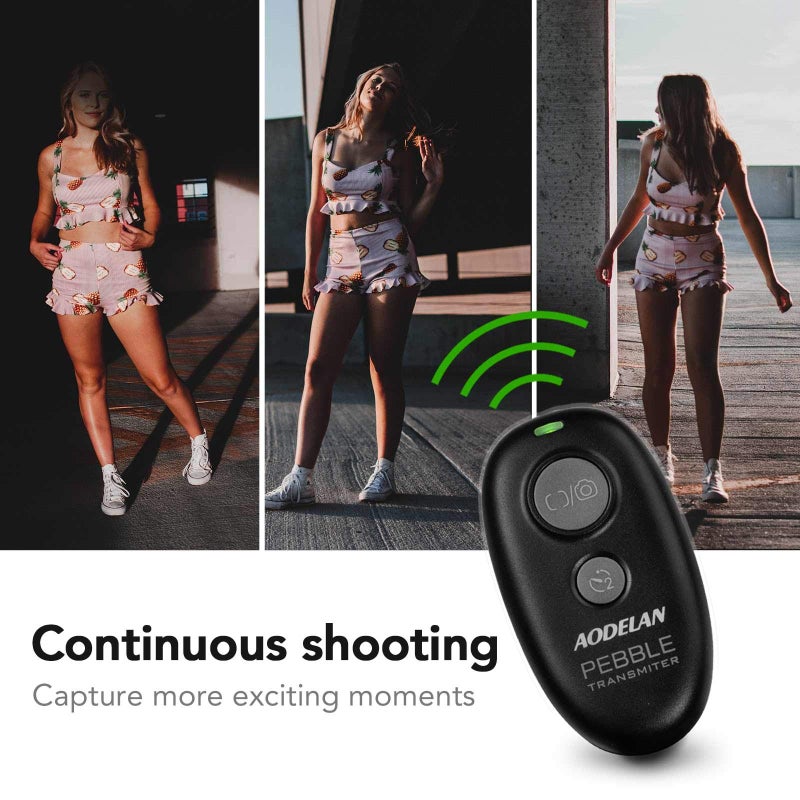 AODELAN Camera Wireless Shutter Release, Remote Control Trigger Compatible with Nikon Df, Z7, Z7 II, Z6, Z9, D750, D850, D5600, Coolpix P1000, P950; Replaces Nikon MC-DC2, MC-30, MC-36A - Image 4