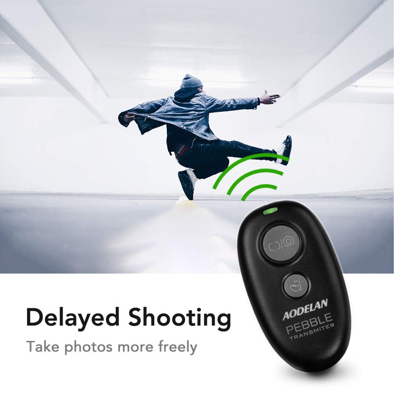 AODELAN Camera Wireless Shutter Release, Remote Control Trigger Compatible with Nikon Df, Z7, Z7 II, Z6, Z9, D750, D850, D5600, Coolpix P1000, P950; Replaces Nikon MC-DC2, MC-30, MC-36A - Image 5