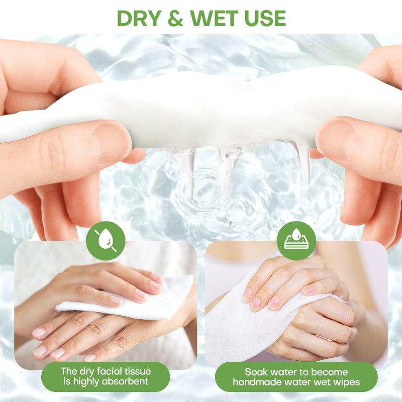 fancyou Compressed Towel 100 PCS Disposable Face Towels, Mini Portable Tablets Coin Tissue Compressed Cotton Hand Wipe Disposable Washcloths for Travel Camping Home Outdoor - Image 5
