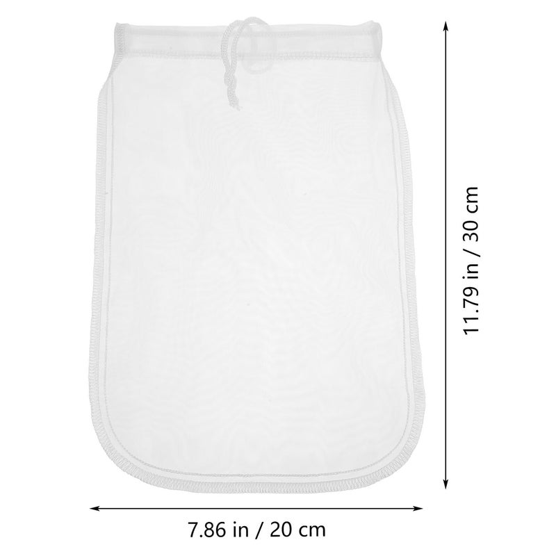 كيس حليب قابل لإعادة الاستخدام من النايلون مقاس 20 × 30 سم مع مرشح شبكي ناعم لتحضير حليب الصويا وتصفية الطعام - Image 3