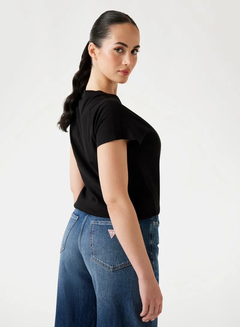 جس Crew Neck Short Sleeve  4G Shaded Hotfix
