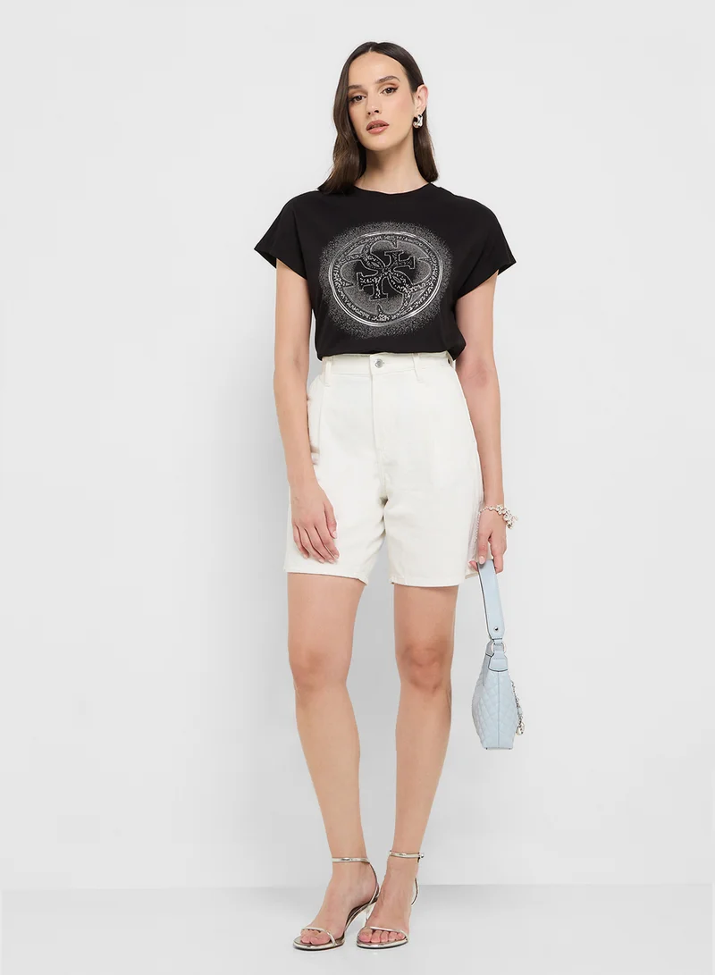 GUESS Crew Neck Short Sleeve Tshirt