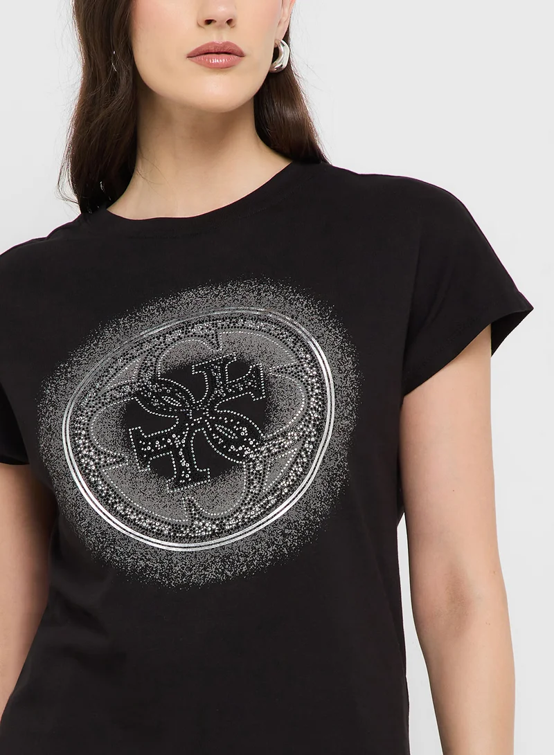 GUESS Crew Neck Short Sleeve Tshirt