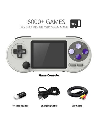 Sf2000 Handheld Game Console,  3 Inch IPS Screen Retro Video Gaming Console, Portable Nostalgic Arcade Retro Game Machine With 6000 Built In Games For Kids And Teenagers, (Only Game Console) - pzsku/Z60603CB5C6BCC31C4DC1Z/45/_/1714202628/b8af28ed-c2aa-45c1-9ee0-fdcf55e2f765