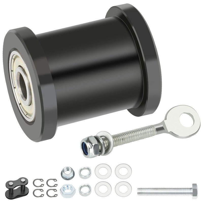 YOXUFA Mini Bike Chain Tensioner with 134 Roller Replacement for Minibike Baja Doodlebug Dirt Bug DB30 Motovox Mbx10 Mbx11 Predator 79cc 97cc 98cc 100cc 25 30hp Powersport Parts Chain Adjuster - Image 3