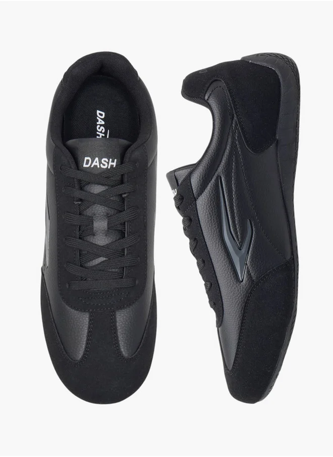 داش Logo Detail Sports Shoes with Lace-Up Closure