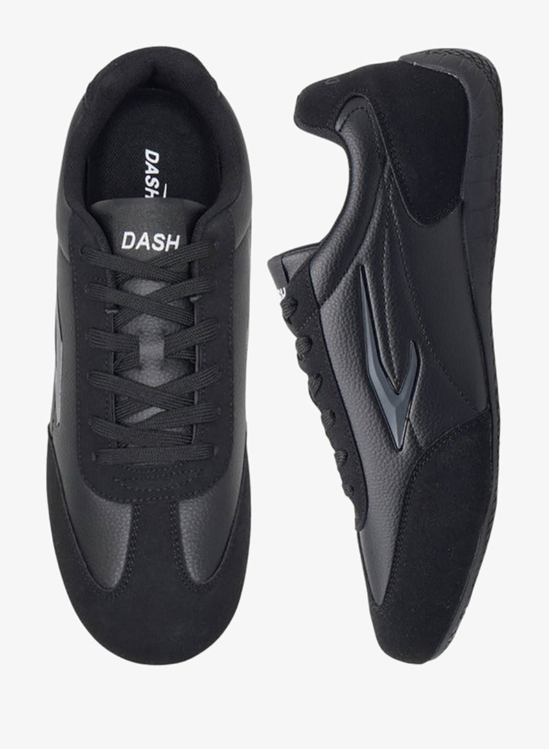 Dash Logo Detail Sports Shoes with Lace-Up Closure - Image 3