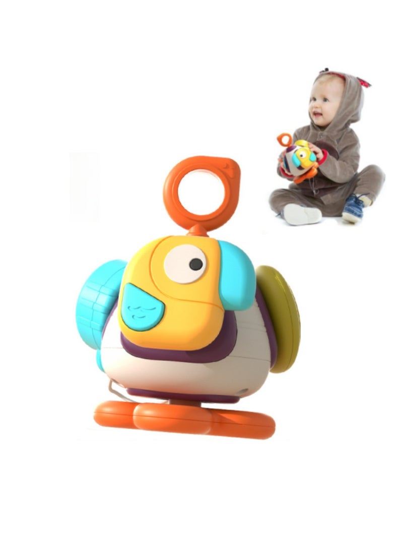 Arabest Toddler Busy Cube Travel Toy for Toddler 2 3 Year Old, Baby Sensory Toy Activity Busy Board Fidget Cube for Kids Educational Learning Toys (Woodpecker) - Image 1