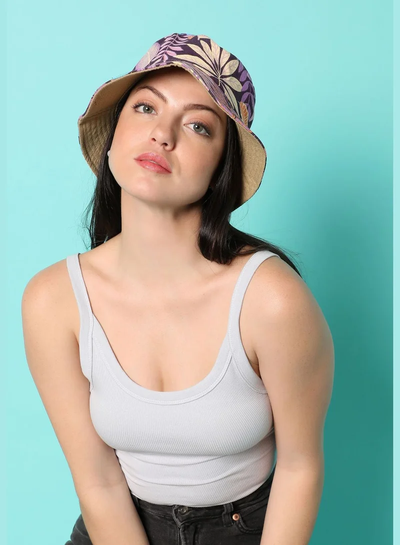 Haute Sauce Floral Print Bucket Hat