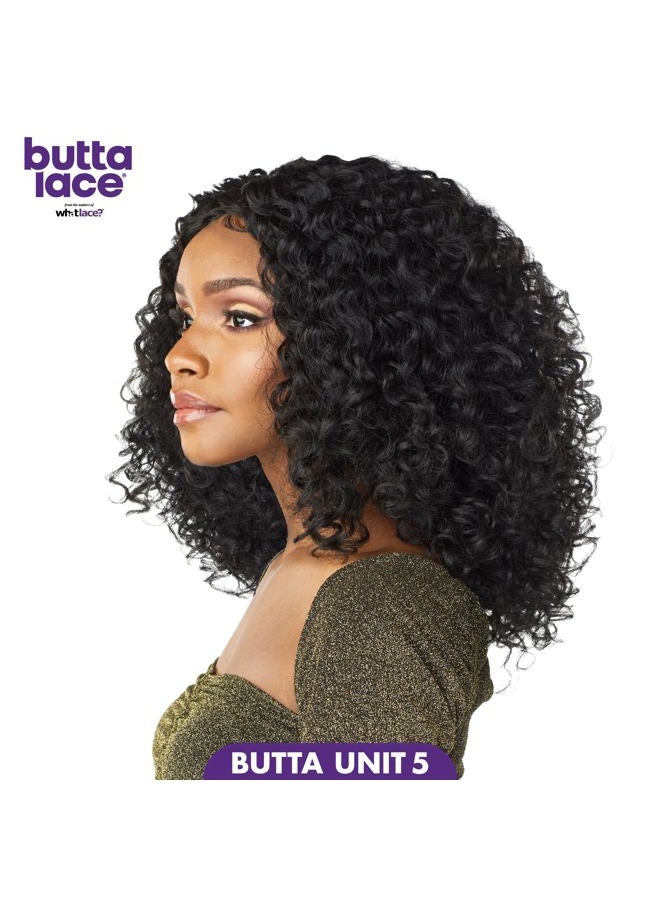 Sensationnel Butta lace wigs - unit 5 extra wide 5 inch deep parting synthetic preplucked hairline glueless lacefront (1 JETBLACK) - Image 4