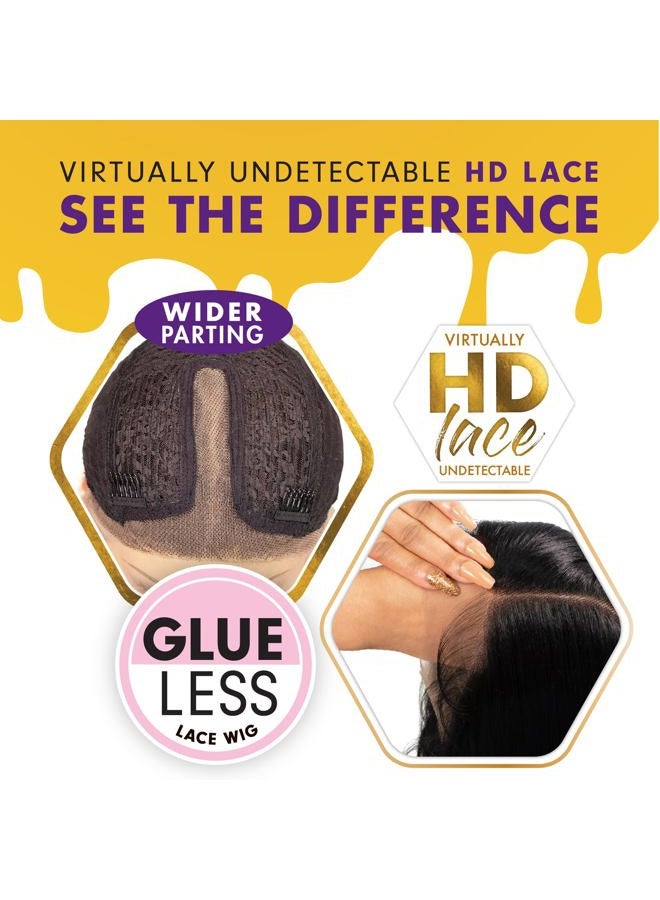 Sensationnel Butta lace wigs - unit 5 extra wide 5 inch deep parting synthetic preplucked hairline glueless lacefront (1 JETBLACK) - Image 3