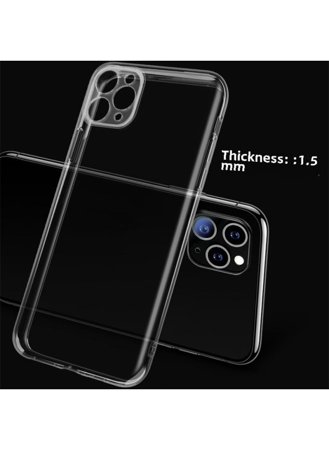 Generic - Suitable For Iphone16 Transparent TPU Mobile Phone Case Apple 16Pro Fine Hole Soft Case 15 Special Mobile Phone Case In Stock-Color:Transparent-Applicable Model:13 Promax - Image 1