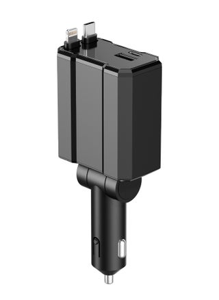 Car Charger - Fast Charging 4-in-1 Adapter, Smart Recognition, QC3.0 Fast Charging, Type-C+USB-A Port and Voltage Display - Compatible with iPhone, iPad and Galaxy - 66W Powerful Output, Safe and Durable - pzsku/Z60609FFDEF0DB2845F4FZ/45/1748864860/4d320edf-c4b6-40ed-a9f7-05fd14b9711b