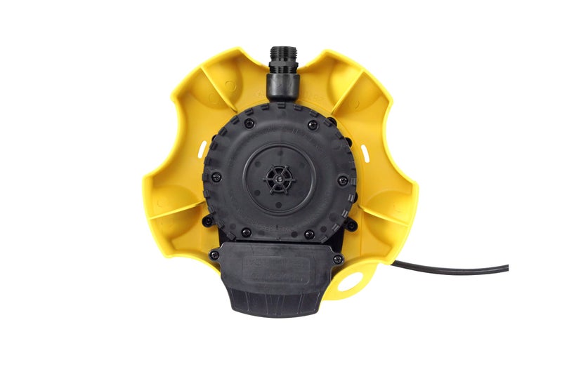 WAYNE - WaterBUG AUTO 1/4 HP 1900 GPH Auto On/Off Submersible Pump with Multi-Flo Technology - Water Removal and Transfer Pump, Yellow - Image 5