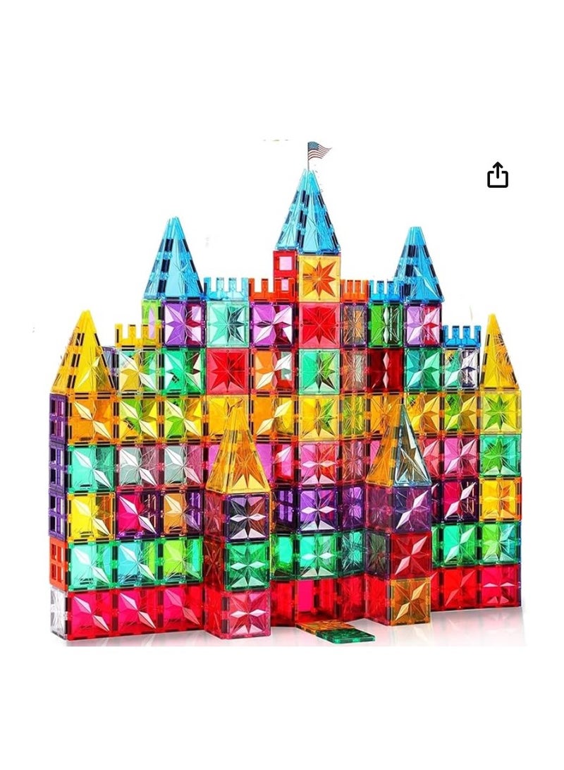 Magnet Tiles Magnetic Building Blocks, Magnetic Tiles, Square Building Castle, Preschool Toys, STEM Stacking Construction Toys for Boys Girls (28 PCS) - Image 1