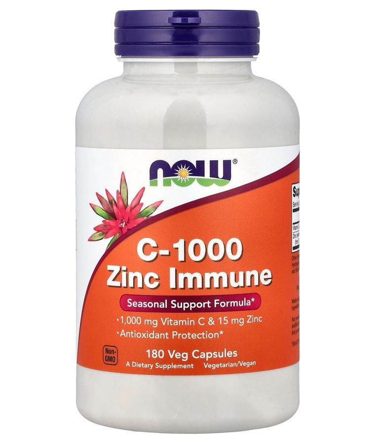 now C-1000 Zinc Immune  180 Veg Capsules