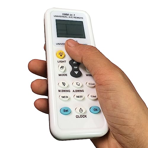 Kassionel Universal AC Remote Control Compatible for Air Conditioner LG/Hitachi/Panasonic/Samsung/Sharp/Fujitsu/Mitsubishi/TCL/Haier/Helton/Hemilton/Hisense/Daikin Air Conditioner CR-1028E - Image 4