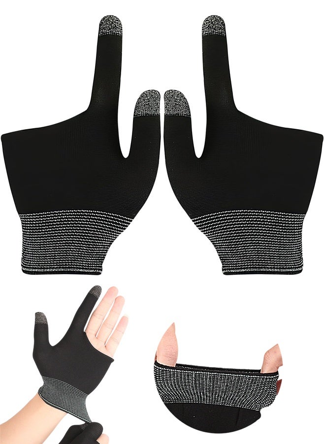 1 Pairs of Touchscreen Finger Gloves,Gaming Finger Gloves for Mobile Gaming - Image 1