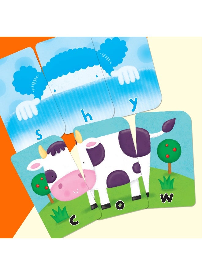 Hinkler School Zone Three-Letter Words Puzzle Cards – Build Word Skills with Fun - Image 2