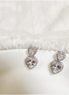 SYNSYB Sparkling Heart/Round/Squre Dangle Earrings,Stud Hypoallergenic Earrings for Women  Jewelry with Gift Box for Wife Mother Girlfriend  - Image 3