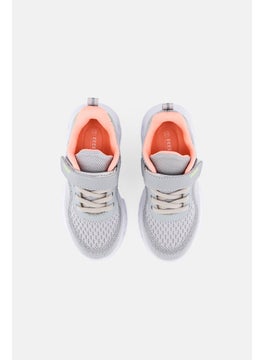 RBX Kids Girl Velcro Closure Running Shoes, Grey  - Image 4
