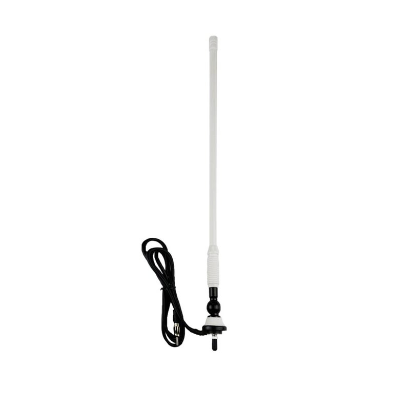 Herdio Waterproof Marine Radio Antenna Rubber Duck Dipole Flexible Mast FM AM Antenna for Boat Car ATV UTV RZR SPA - Image 1