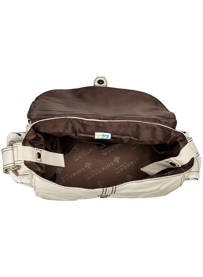 Kalencom Diaper Bag, Miss Prissy Champagne/Chocolate - Image 4