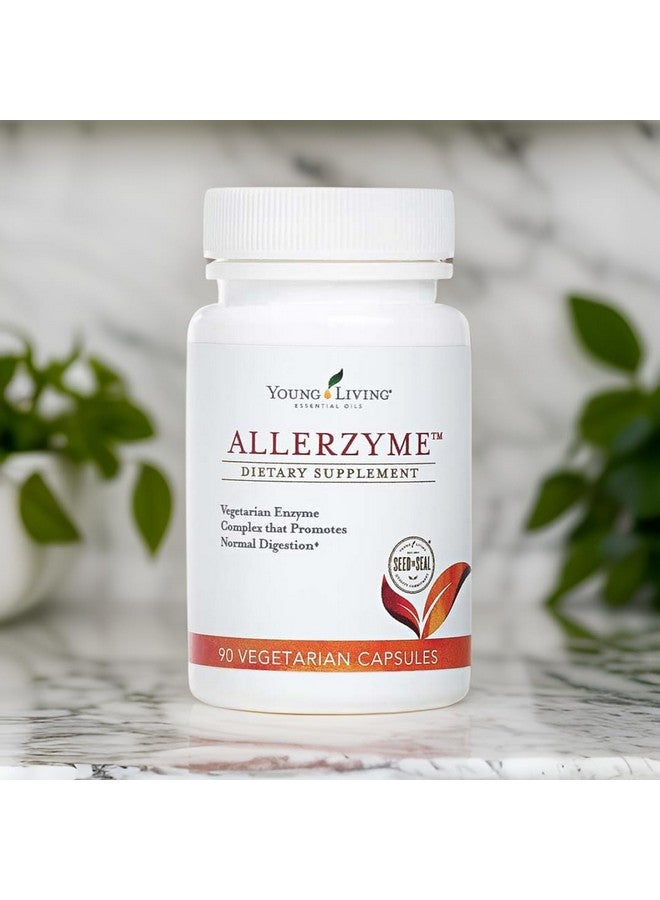يونغ ليفينغ كبسولات المكملات الغذائية Young Living Allerzyme - 90 كبسولة - مركب إنزيم نباتي مع زيوت عطرية فاخرة من الطرخون والزنجبيل لدعم الهضم - Image 2