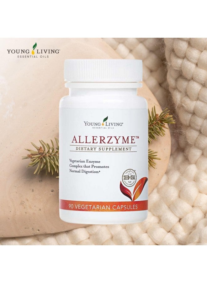يونغ ليفينغ كبسولات المكملات الغذائية Young Living Allerzyme - 90 كبسولة - مركب إنزيم نباتي مع زيوت عطرية فاخرة من الطرخون والزنجبيل لدعم الهضم - Image 3
