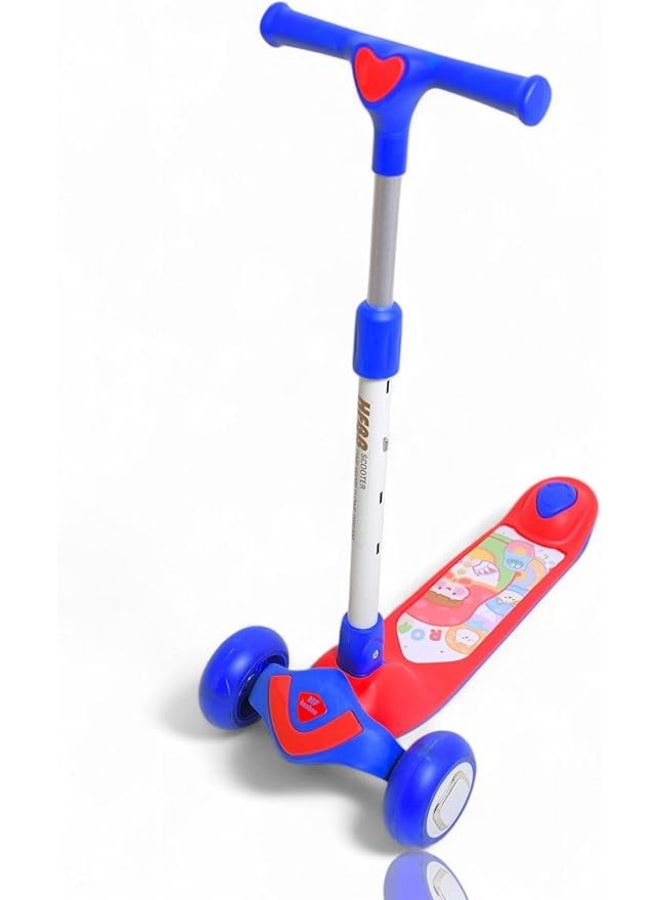 Whynot Kids scooter, LED scooter, 3 wheel scooter, Adjustable scooter, Scooter for kids, Outdoor toys for kids, Scooter model 808, Children scooter - Image 3